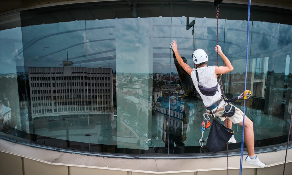 Professional glass and window cleaning service in UAE for streak-free shine