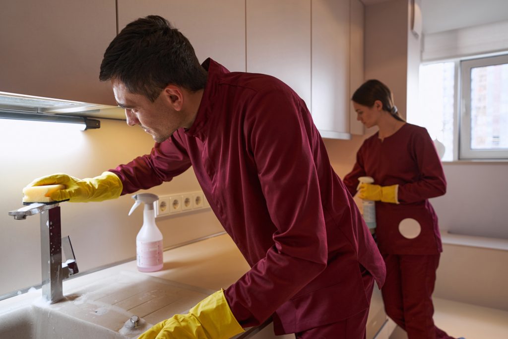 Deep cleaning service in Khalifa City for a thoroughly clean and sanitized space